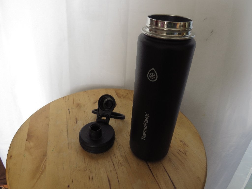 zwarte thermosrvs waterfles 0,71 24 oz ltr Thermo Flask, Ophalen of Verzenden, Gebruikt