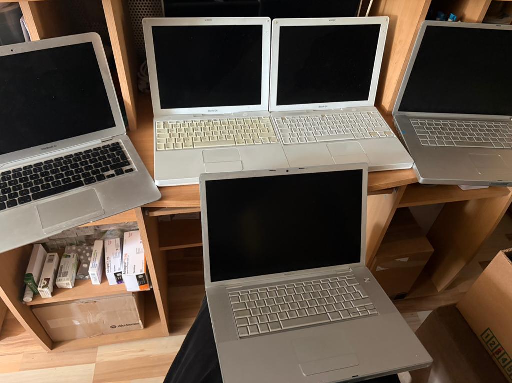 5 apple macbooks en veel apple onderdelen, Computers en Software, Apple Macbooks, Gebruikt, Overige modellen, 13 inch, Ophalen of Verzenden