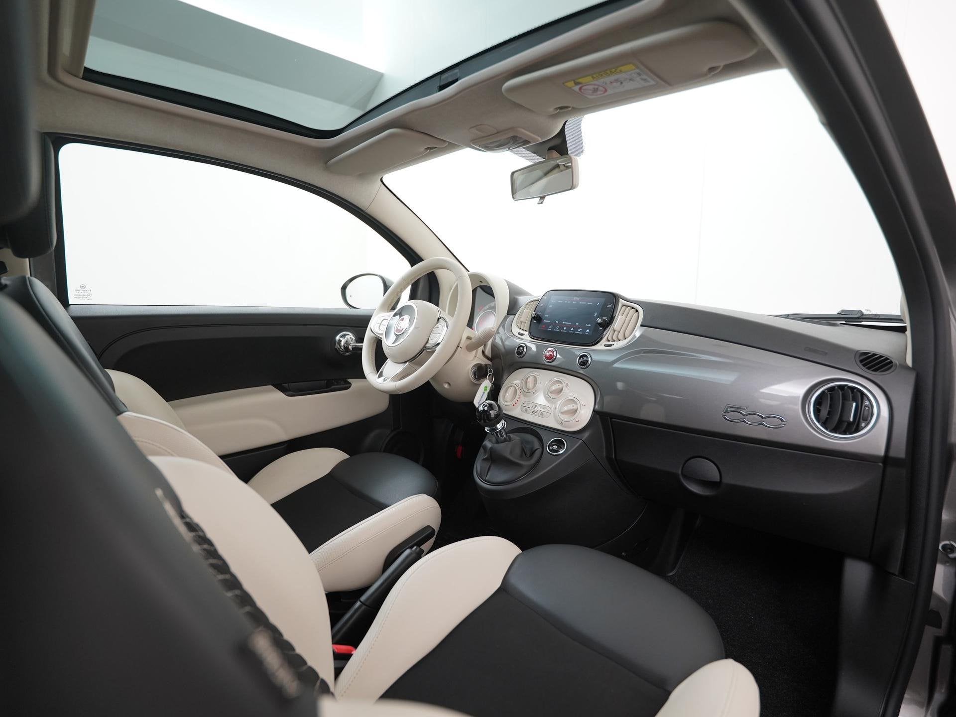 Fiat 500 1.0 Hybrid Dolcevita | Panoramadak | Zondag Open!, Voorwielaandrijving, 12 maanden, Stof, Gebruikt