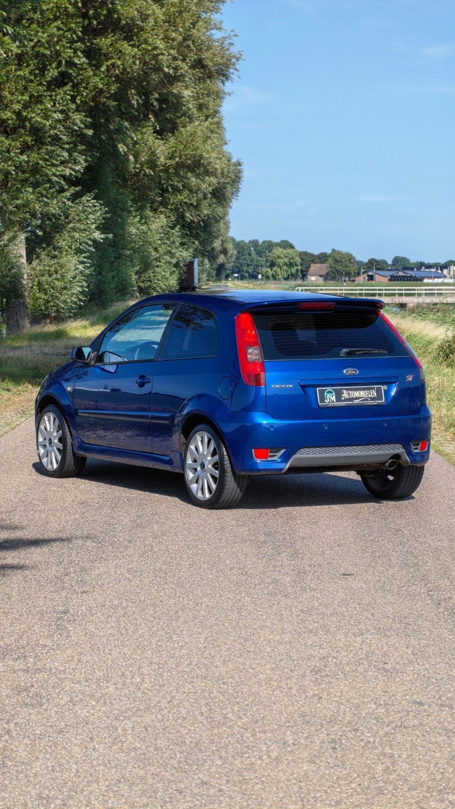 Ford Fiesta ST 150 2.0 16v, Auto's, Voorwielaandrijving, 1037 kg, Blauw, Leder en Stof