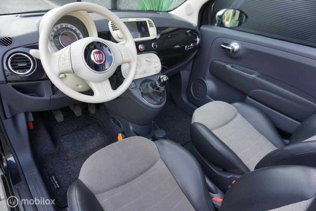 Fiat 500 C 0.9 TwinAir Lounge Cabrio Apple CarPlay Orig NL T, Auto's, Euro 5, 86 pk, Gebruikt, 31 €/maand