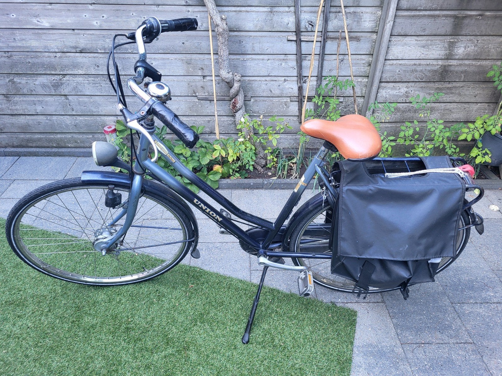 Union damesfiets met lage instap en versnellingen, Fietsen en Brommers, Fietsen | Dames | Damesfietsen, Gebruikt, Velgrem, Versnellingen