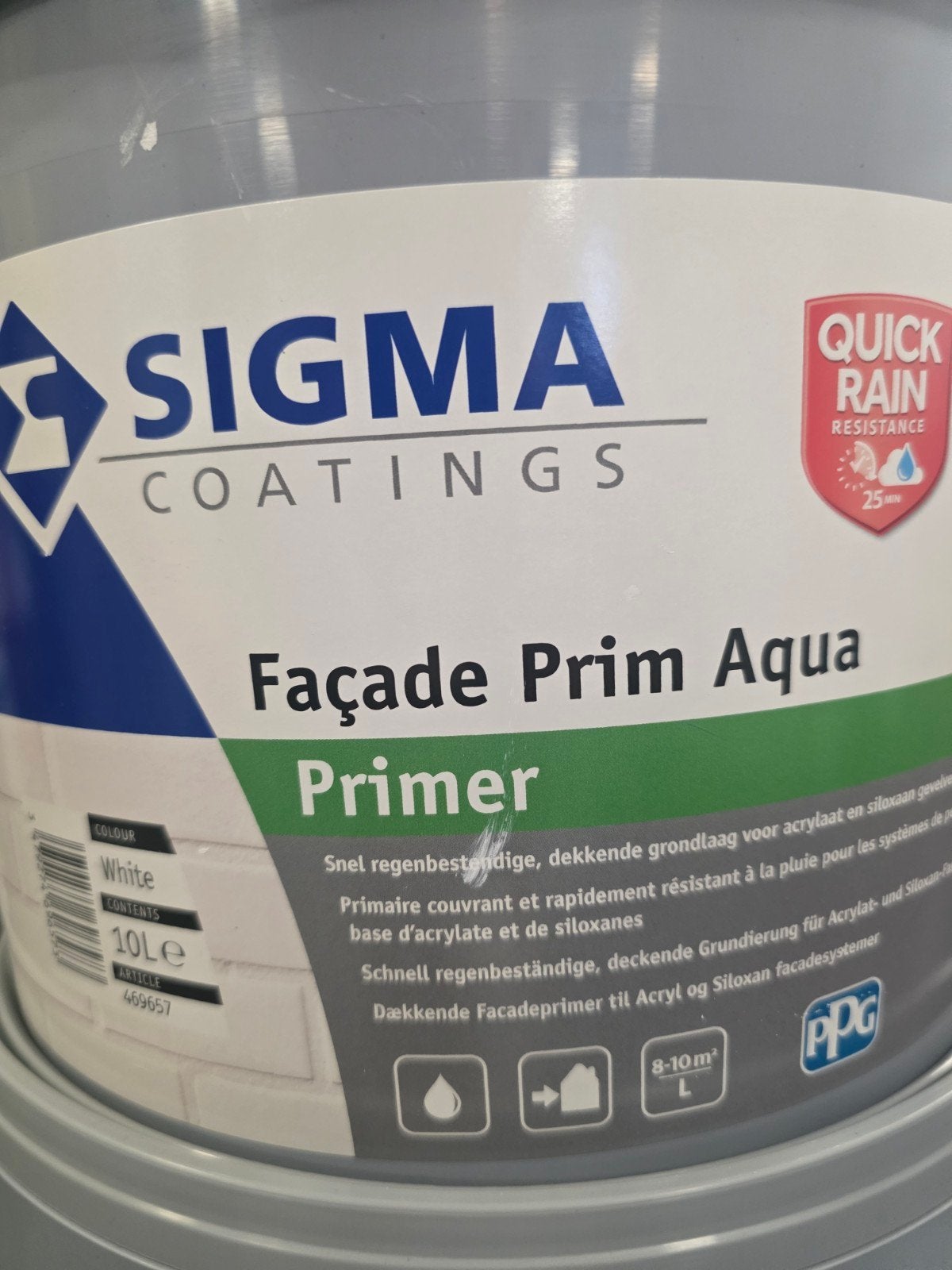 Sigma Primer voor gevels opruiming, Wit, Nieuw, Ophalen of Verzenden, Verf