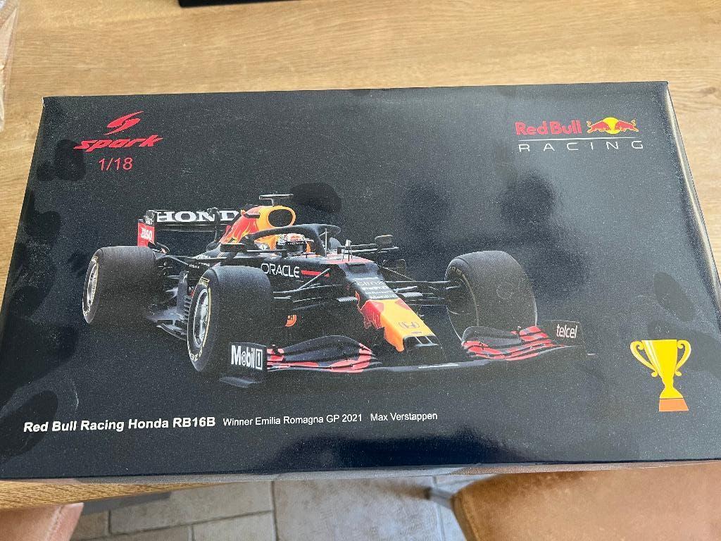 Spark (1:18) - Red Bull Racing Honda RB16B - Max Verstappen, Ophalen of Verzenden, Nieuw, Auto, Overige merken