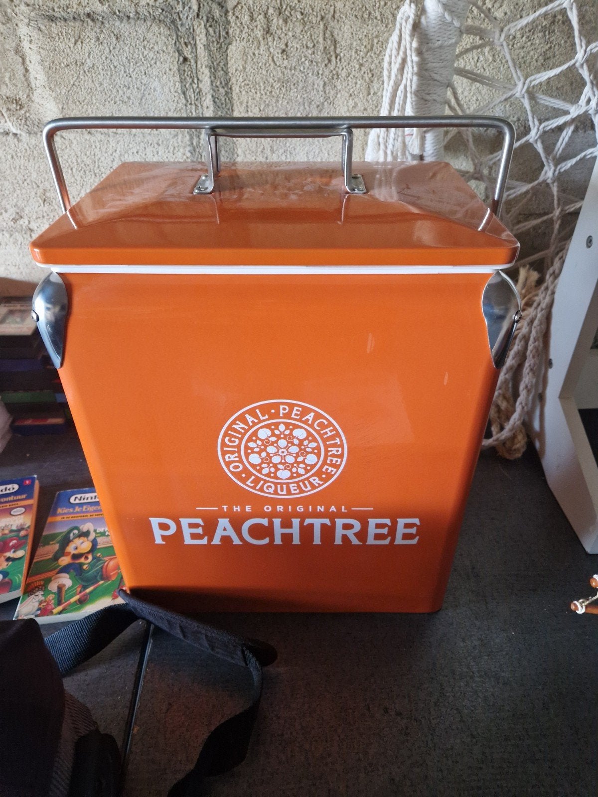 Peachtree Koelbox - Oranje met Logo, Ophalen of Verzenden, Gebruikt, Koelbox, Koelelement