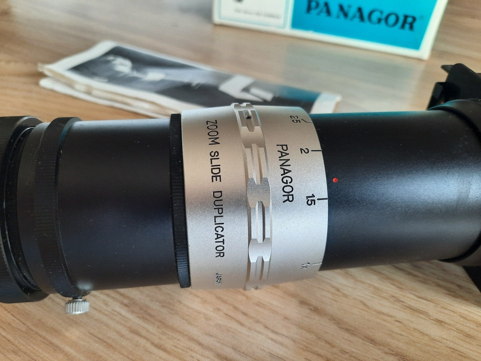 Panagor zoom slide duplicator voor SLR camera., Ophalen of Verzenden, Telelens, Zoom