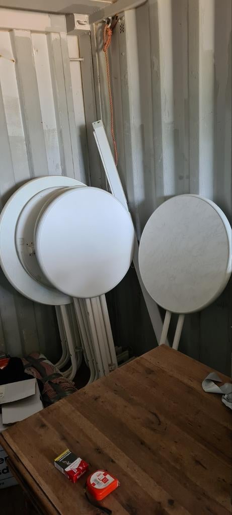 Horeca Statafels - 2x 70cm, 1x 85cm doorsnede, Ophalen of Verzenden, Gebruikt