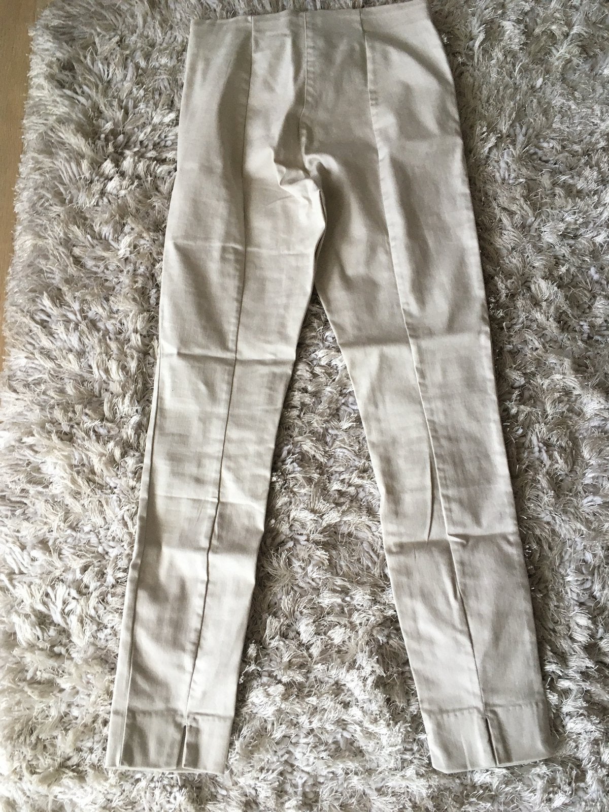 Skinny broek, Maat 38/40 (M), H&M, Beige, Ophalen of Verzenden