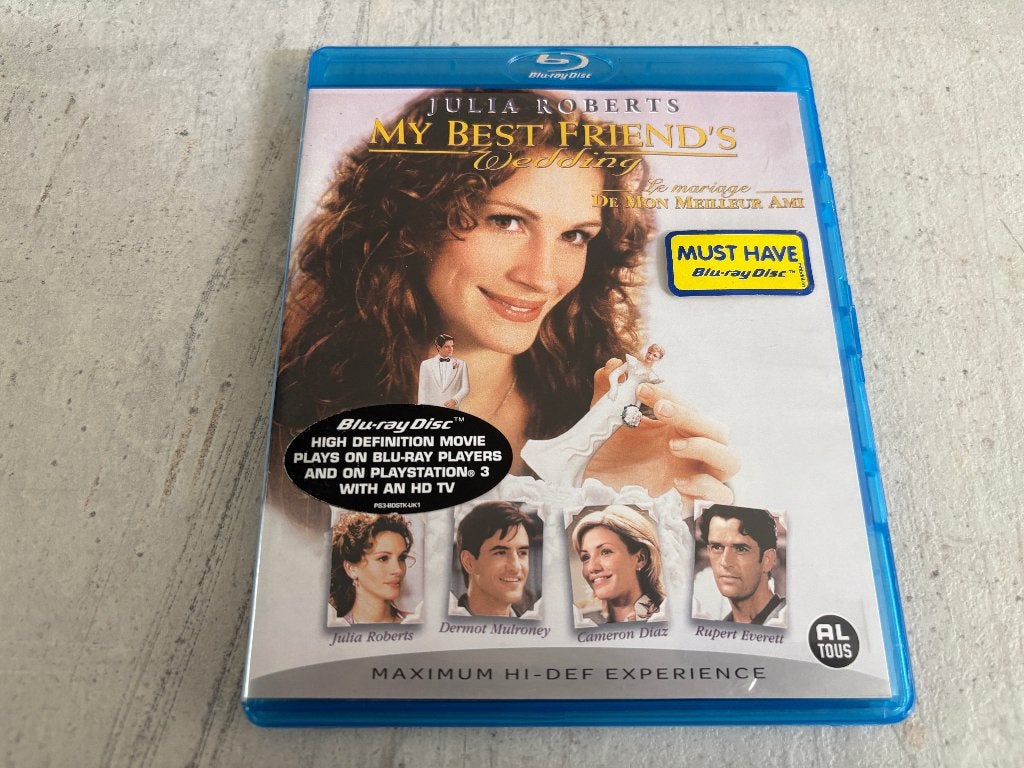 My Best Friend's Wedding Blu Ray, Alle leeftijden, Nederlands, Ophalen of Verzenden, Zo goed als nieuw
