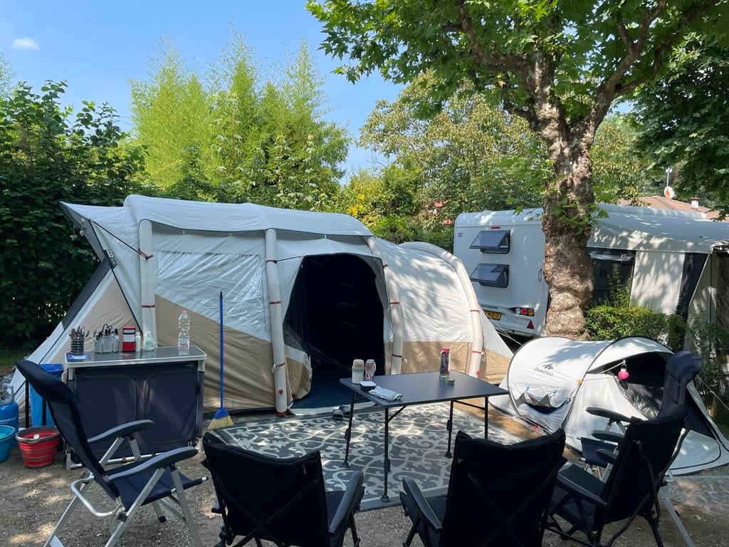 QUECHUA Opblaasbare tent 6 personen, Air Seconds 6.3, Caravans en Kamperen, Tenten, tot en met 6, Gebruikt, Ophalen