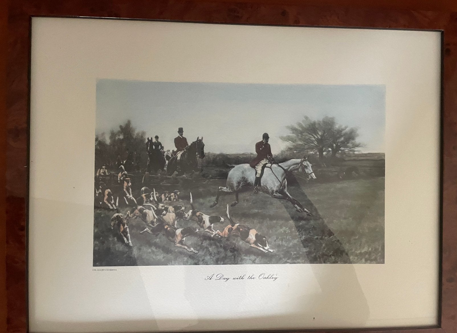 Schilderijen jacht, Antiek en Kunst, Kunst | Schilderijen | Klassiek, Overige ondergronden, Dieren, Klassiek, Print