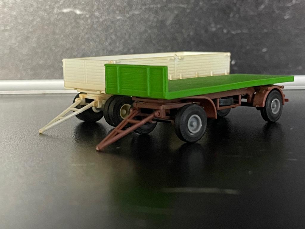 Agri-0001: set met twee agrarische aanhangwagens, Ophalen of Verzenden, Gebruikt, Hijskraan, Tractor of Landbouw, Overige merken
