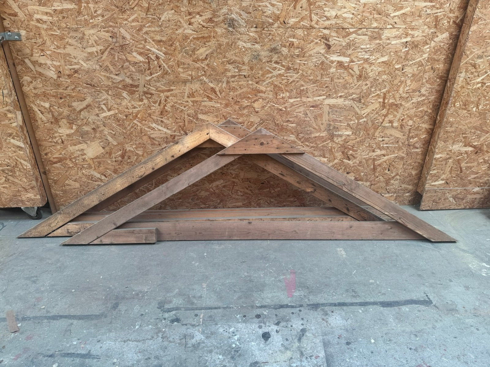 3 Houten Spanten, Ophalen, Gebruikt
