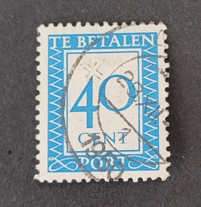 nederland nvph P99, port 99, Verzenden, Na 1940, Gestempeld