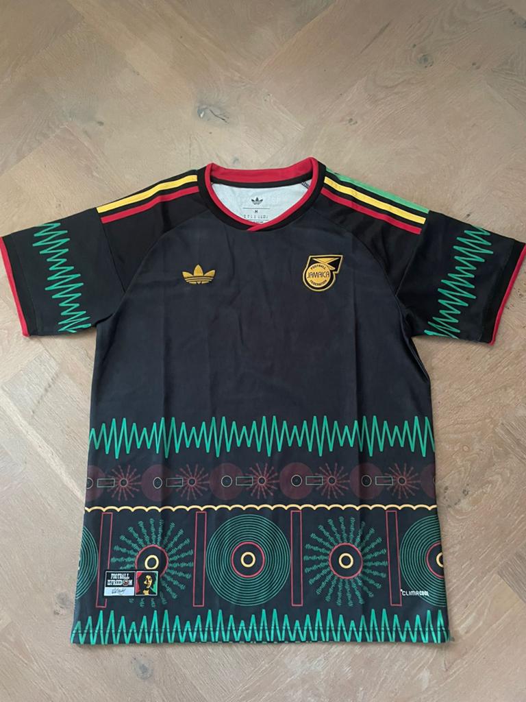 Jamaica WK Shirt - Voetbalshirt Reggae Boyz, Verzenden, Zo goed als nieuw, Maat 48/50 (M), Zwart