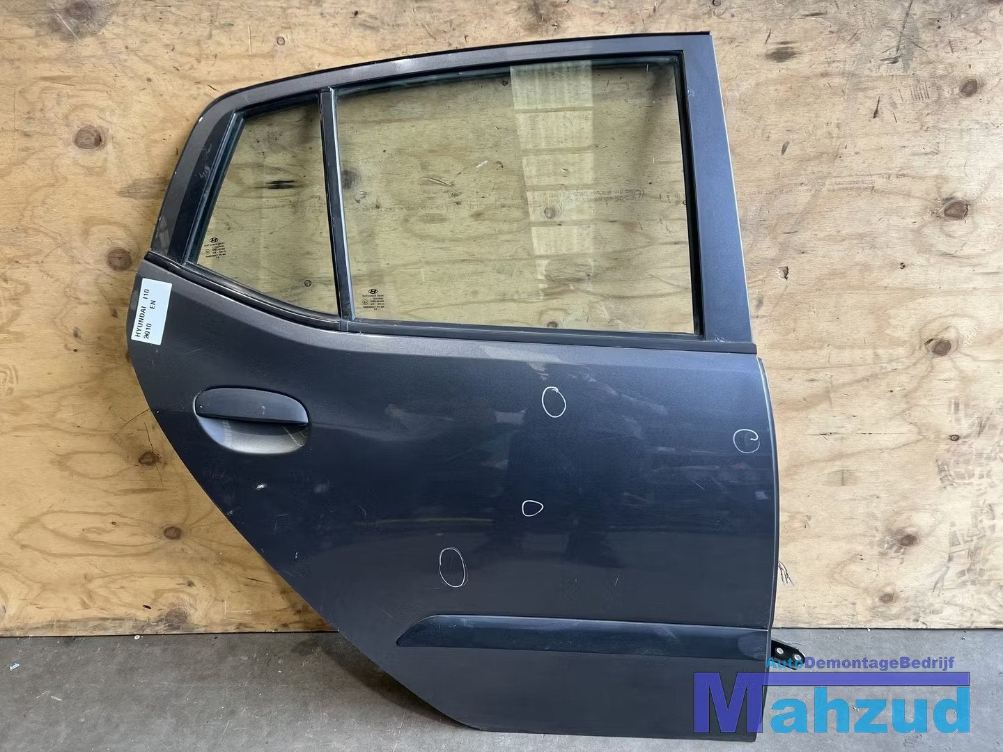 HYUNDAI I10 (PA) Grijs rechts achter deur portier 2007-2013, Info@fabrikant.eu, Achter, Ophalen of Verzenden, Hyundai