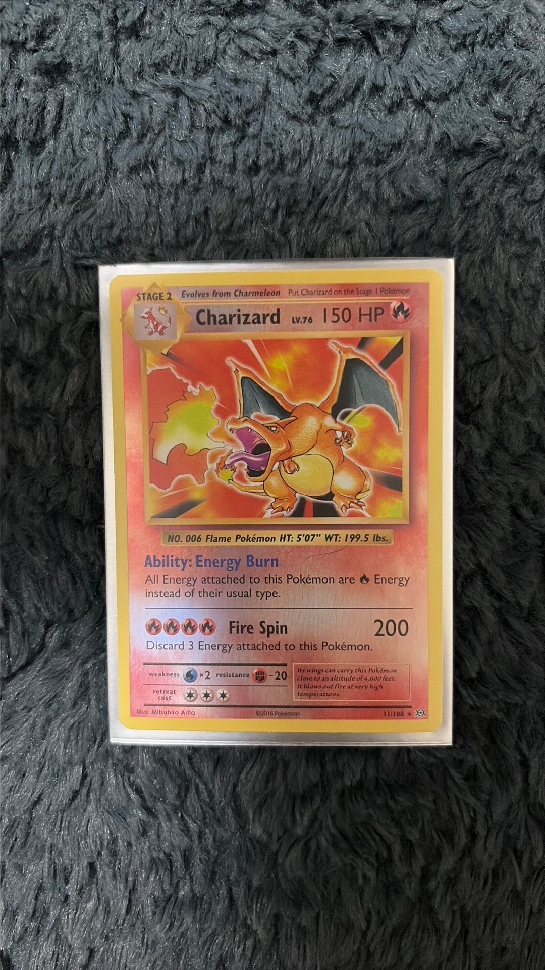 Charizard Reverse Holo (2016), Ophalen of Verzenden, Zo goed als nieuw