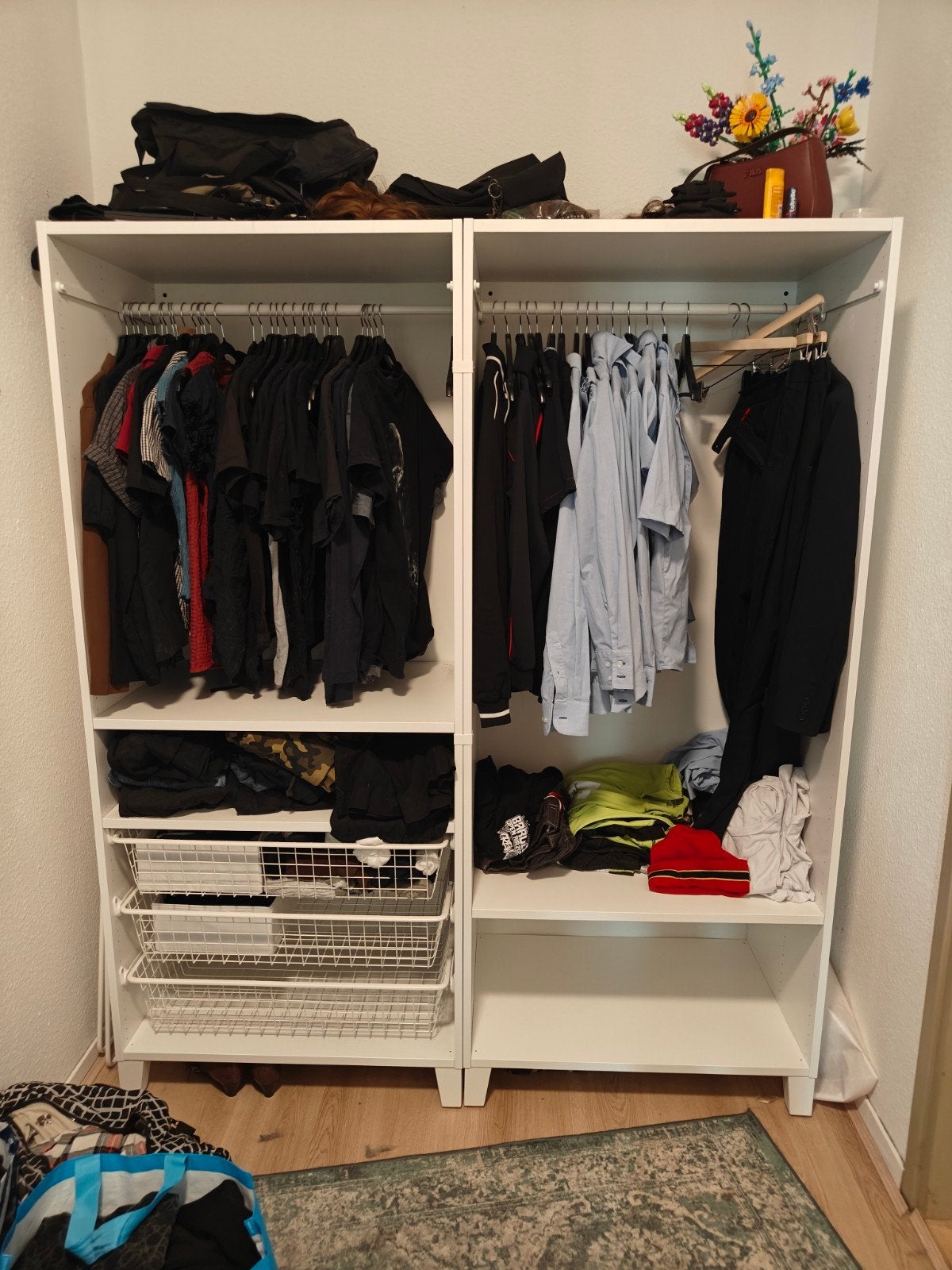 IKEA Platsa kasten wit, Ophalen, Met plank(en), Zo goed als nieuw, 150 tot 200 cm