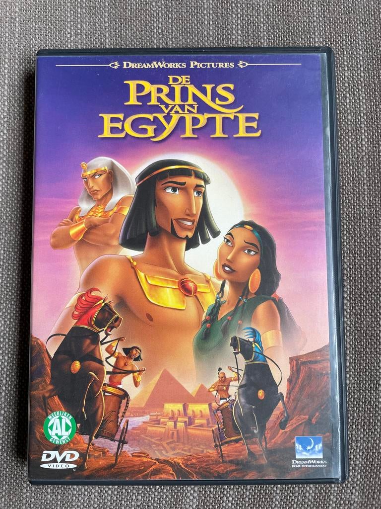 De Prins van Egypte dvd - DreamWorks Animatiefilm, Cd's en Dvd's, Tekenfilm, Ophalen of Verzenden, Zo goed als nieuw, Alle leeftijden