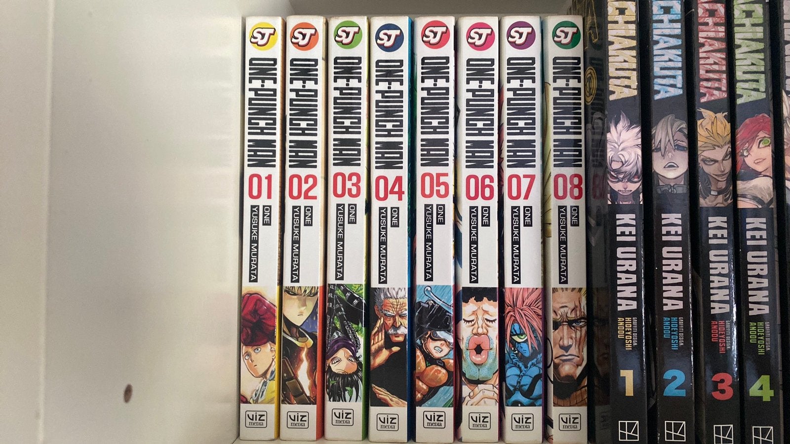 One punch man vol 1 tm 8, Boeken, Meerdere comics, Ophalen of Verzenden, Zo goed als nieuw, Japan (Manga)