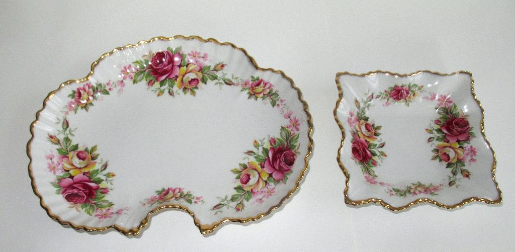 Twee Old Foley James Kent Staffordshire porseleinen schalen, Antiek en Kunst, Antiek | Porselein, Ophalen of Verzenden