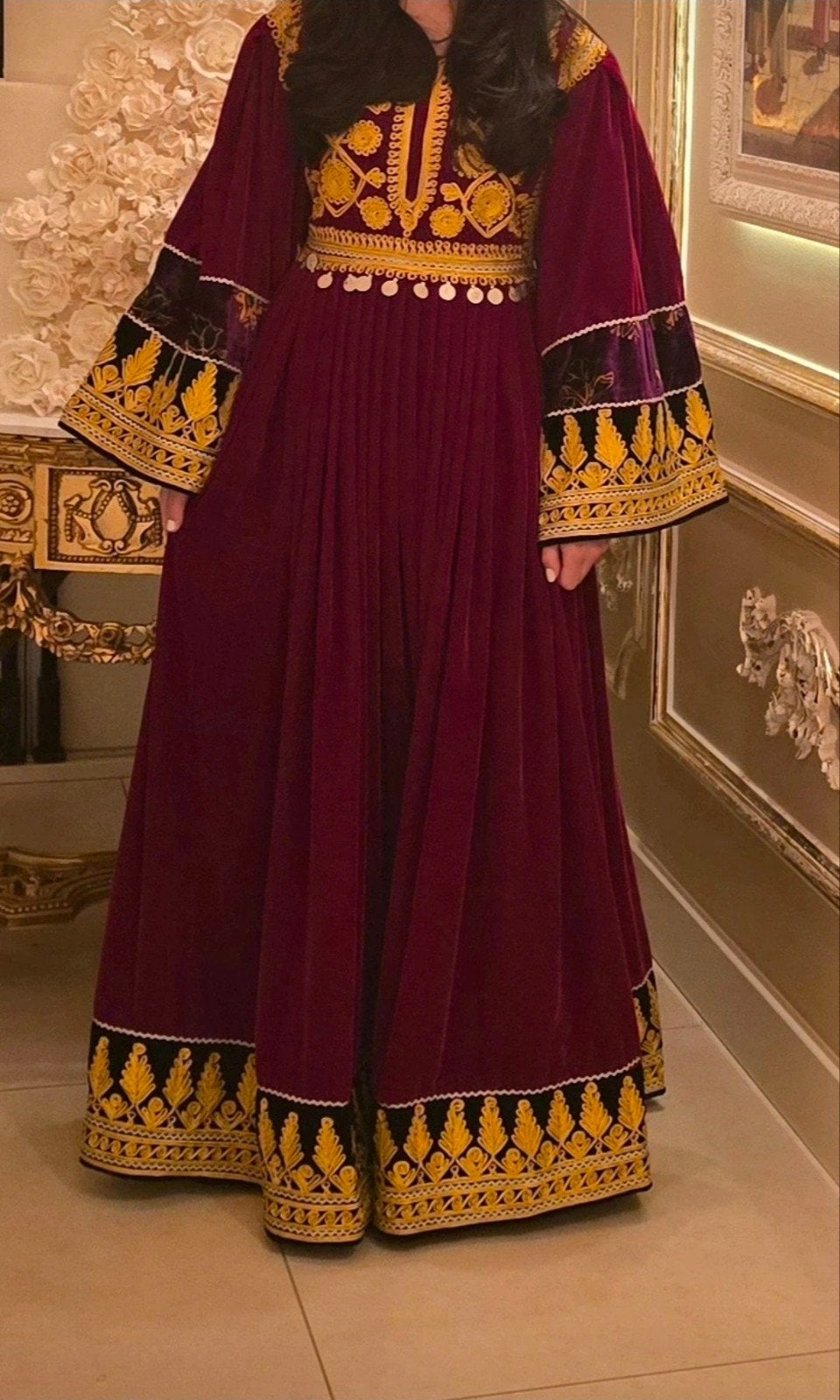 Nieuwe Afghaanse jurk - Maat XS/S/M, Maat 38/40 (M), Nieuw, Ophalen of Verzenden, Rood