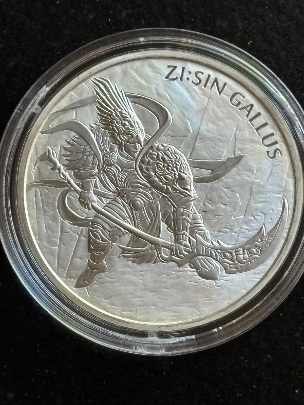 1oz Zuid-Korea ZI:SIN 2017 Gallus Zilver Komsco, Ophalen of Verzenden, Zilver