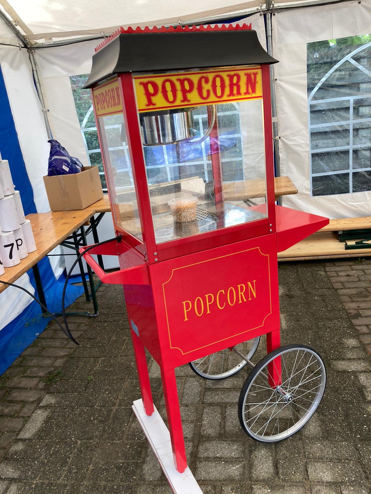 Popcornmachine te huur, Ophalen, Zo goed als nieuw, Overige