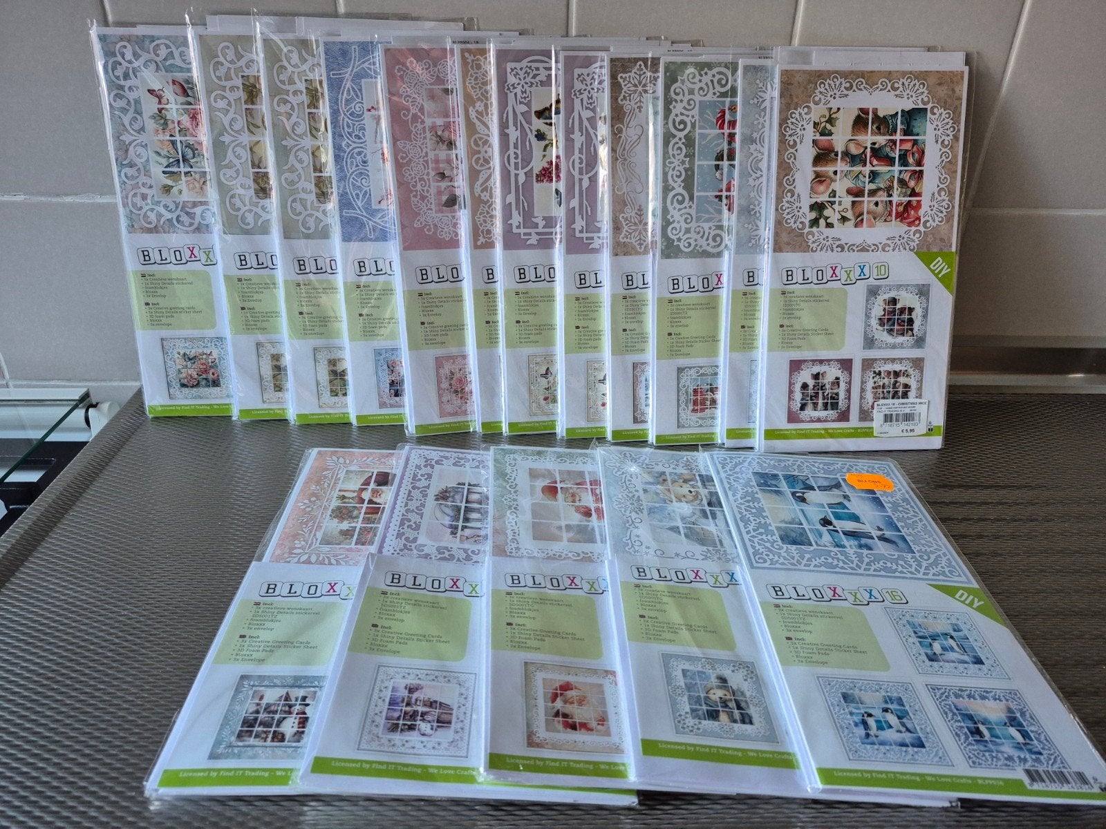 DIVERSE BLOXXX KAARTEN MAKEN SETJES NIEUW, Ophalen, Nieuw, Overige thema's, Overige typen