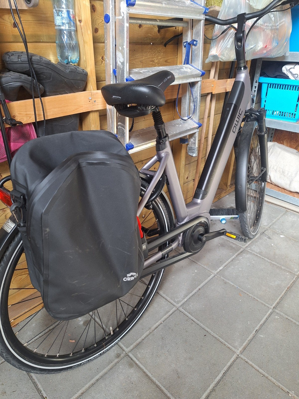 QWIC E-bike met 540Wh accu en comfortabel zadel, Ophalen, Qwic, Gebruikt, 51 tot 55 cm