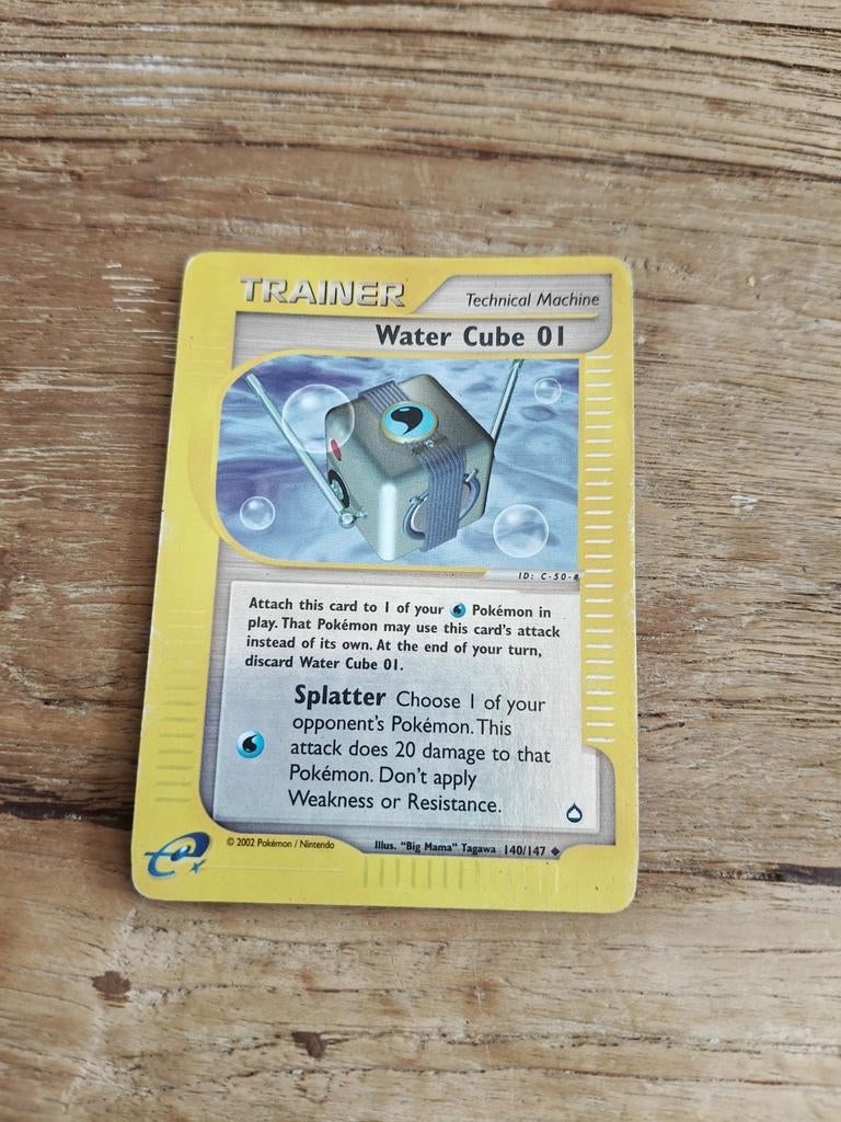 Water Cube 01 Pokemon kaart 140/147, Ophalen of Verzenden, Gebruikt, Losse kaart