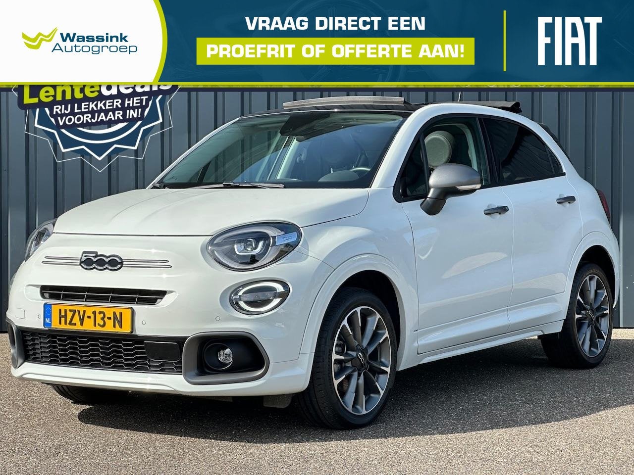 Fiat 500X 1.5 Hybrid 130pk DCT Sport | Automaat | Cabrio | N, 1380 kg, Gebruikt, 4 cilinders, Cabriolet