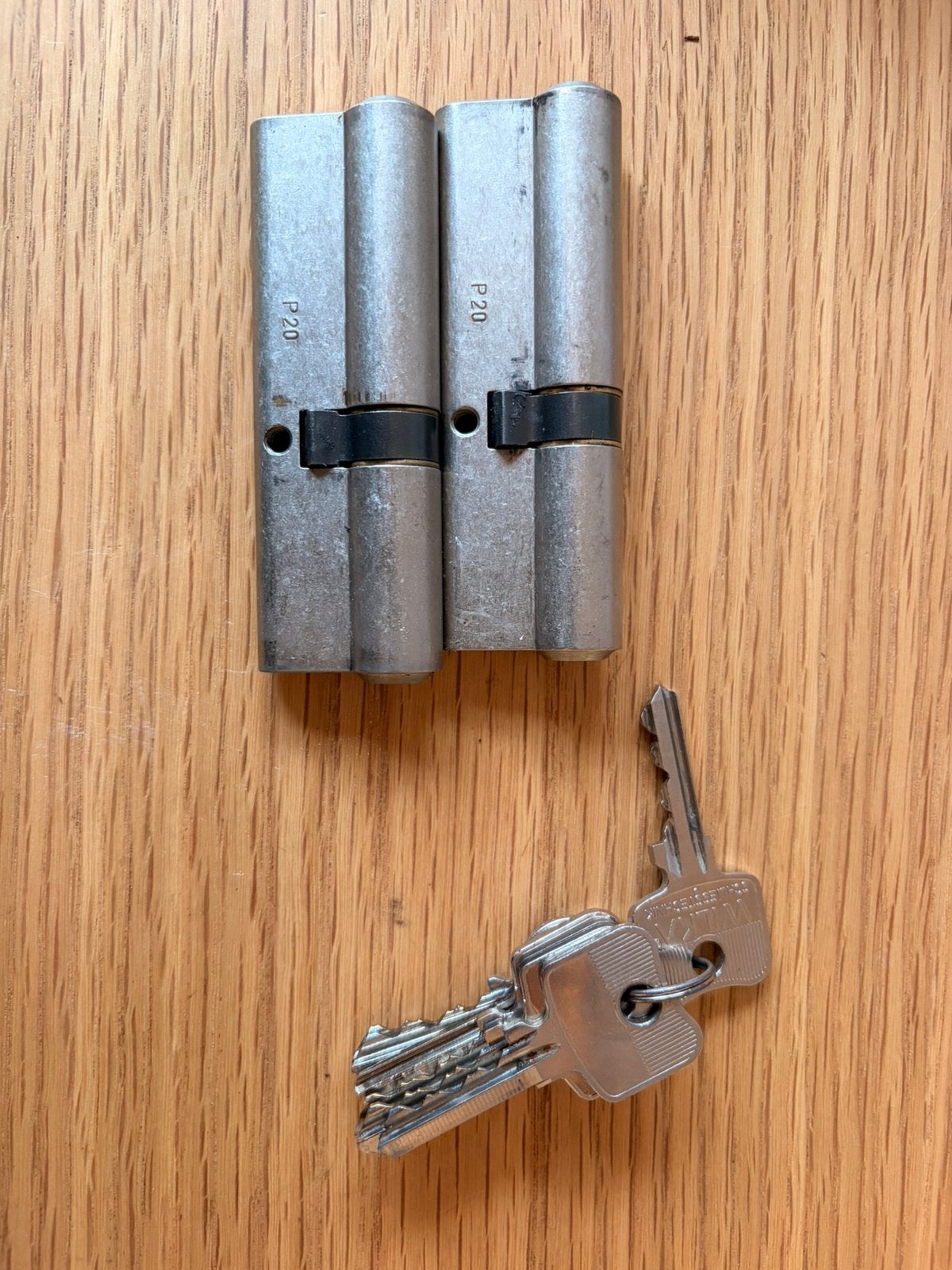 2 slot cylinders 40/55 - 55/40 WILKA, Ophalen of Verzenden, Zo goed als nieuw, Slot