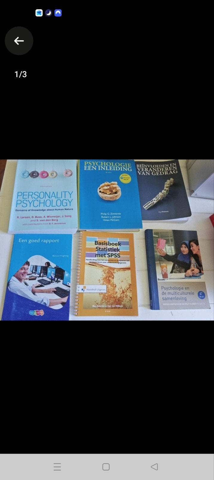 toegepaste psychologie boeken jaar 1 en 2, Ophalen of Verzenden, Gamma, Zo goed als nieuw, HBO