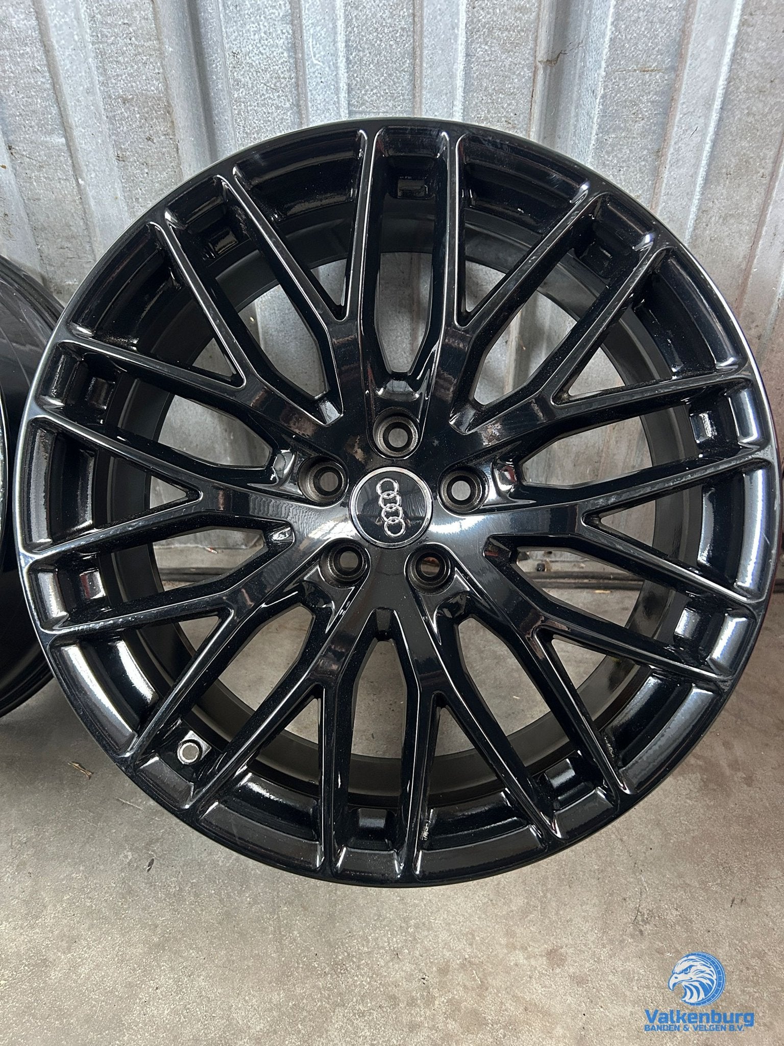 Originele Audi 20 inch zwarte velgen 5x112, Auto-onderdelen, Banden en Velgen, Gebruikt, Velg(en), -, -