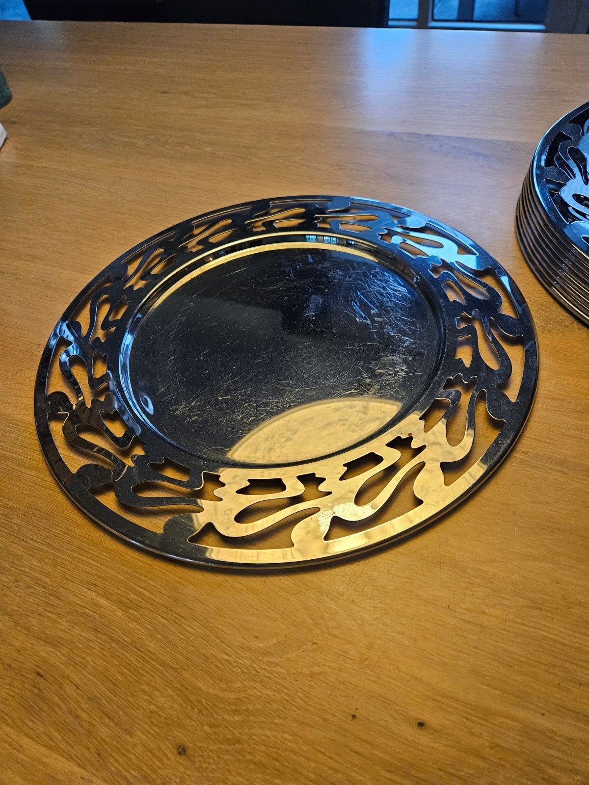 Alessi onderborden - set van 9 stuks, Gebruikt, Overige merken, Ophalen of Verzenden, Bord(en)