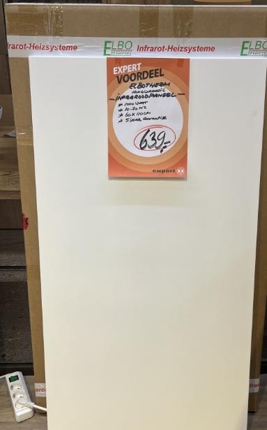 Elbotherm Infrarood Verwarming 1000 watt ACTIE!, Doe-het-zelf en Verbouw, Verwarming en Radiatoren, 30 tot 80 cm, Expert-meijer@expertburgum.nl