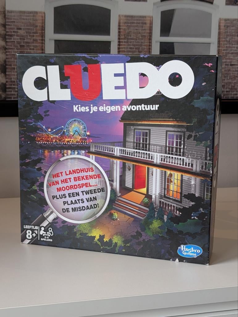 Cluedo: Kies je eigen avontuur - Bordspel, Drie of vier spelers, Ophalen of Verzenden, Zo goed als nieuw, Hasbro Gaming