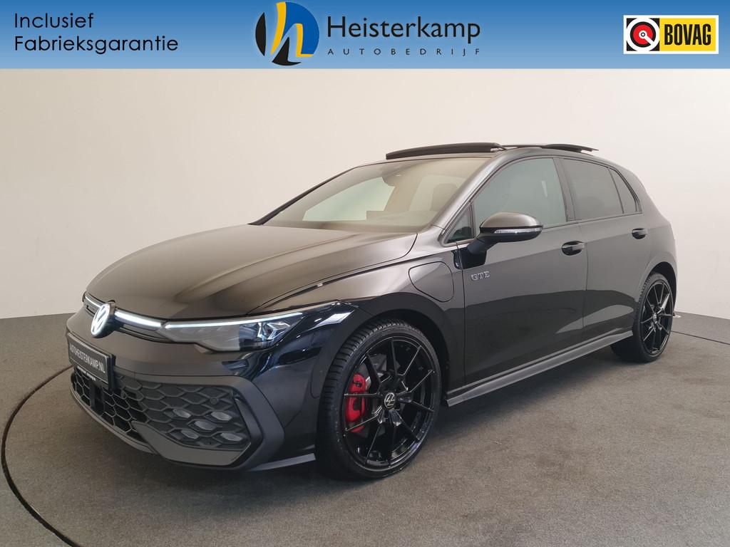 Volkswagen Golf GTE 1.5 eHybrid 272pk DSG/AUT Leder, Pano, W, Auto's, Volkswagen, 12 maanden, 77 km/l, Zwart, 4 cilinders