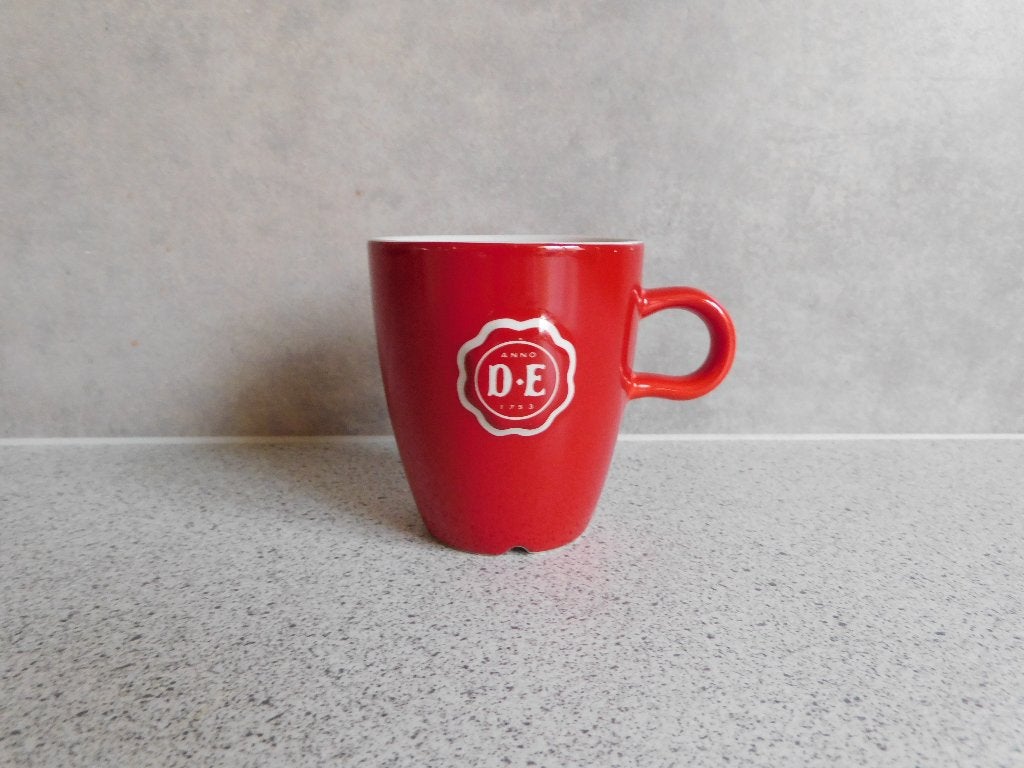 Senseo Mok 130 ml. Rood Zegel Douwe Egberts, Huis en Inrichting, Keuken | Servies, Overige merken, Ophalen of Verzenden, Zo goed als nieuw