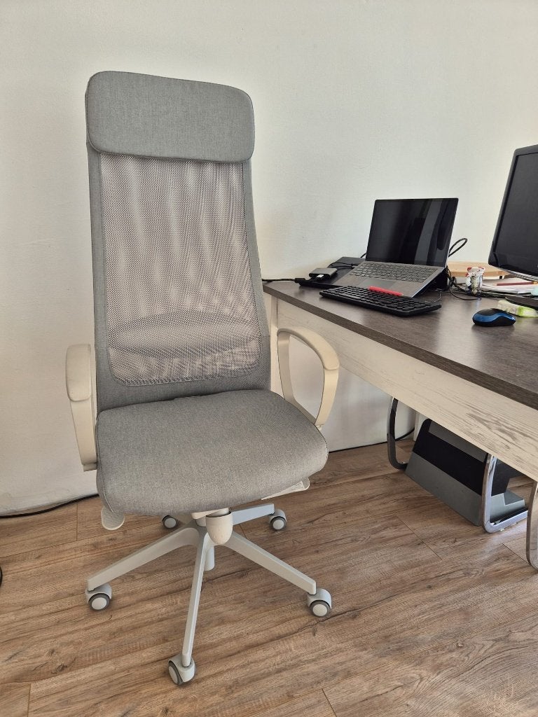 MARKUS IKEA bureaustoel, Huis en Inrichting, Bureaustoelen, Zo goed als nieuw, Bureaustoel, Grijs, Ergonomisch, Ophalen