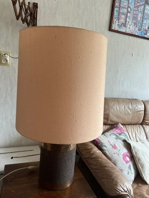 vintage schemerlamp, Ophalen, Gebruikt, 75 cm of meer