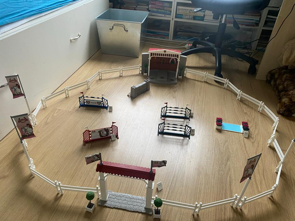 Schleich Paarden Springwedstrijd Set, Ophalen, Zo goed als nieuw, Jongen of Meisje