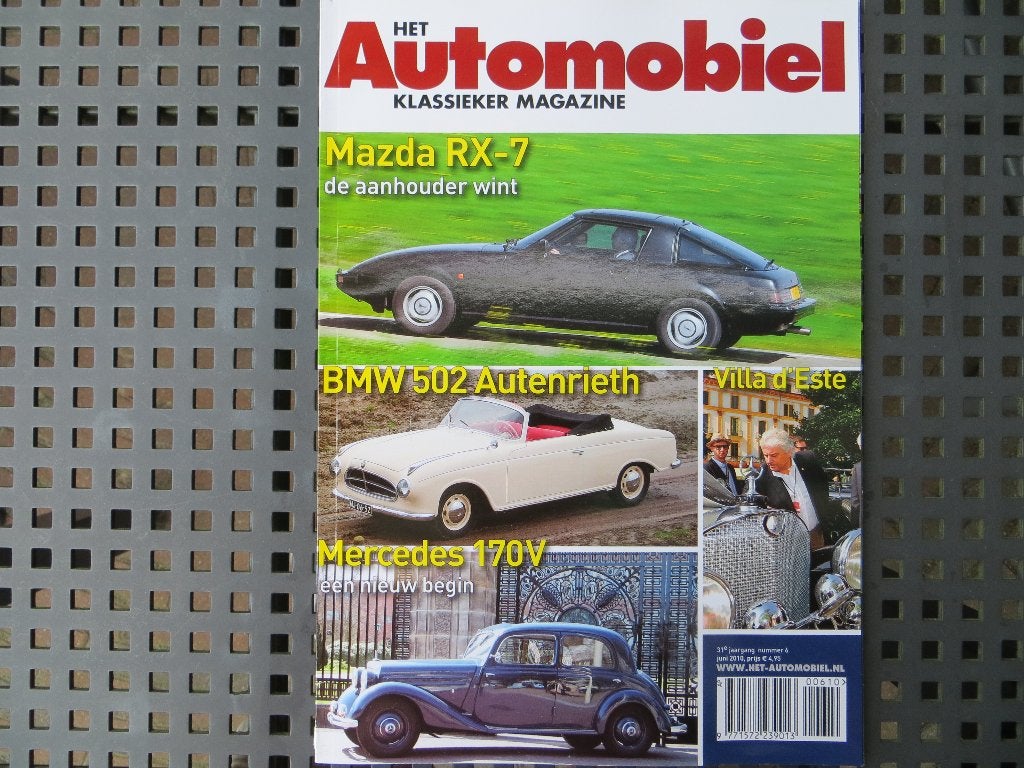 Het Automobiel nr. 6 2010 Mazda RX7, Adler Trumpf, BMW 502, Boeken, Ophalen of Verzenden, Nieuw, BMW