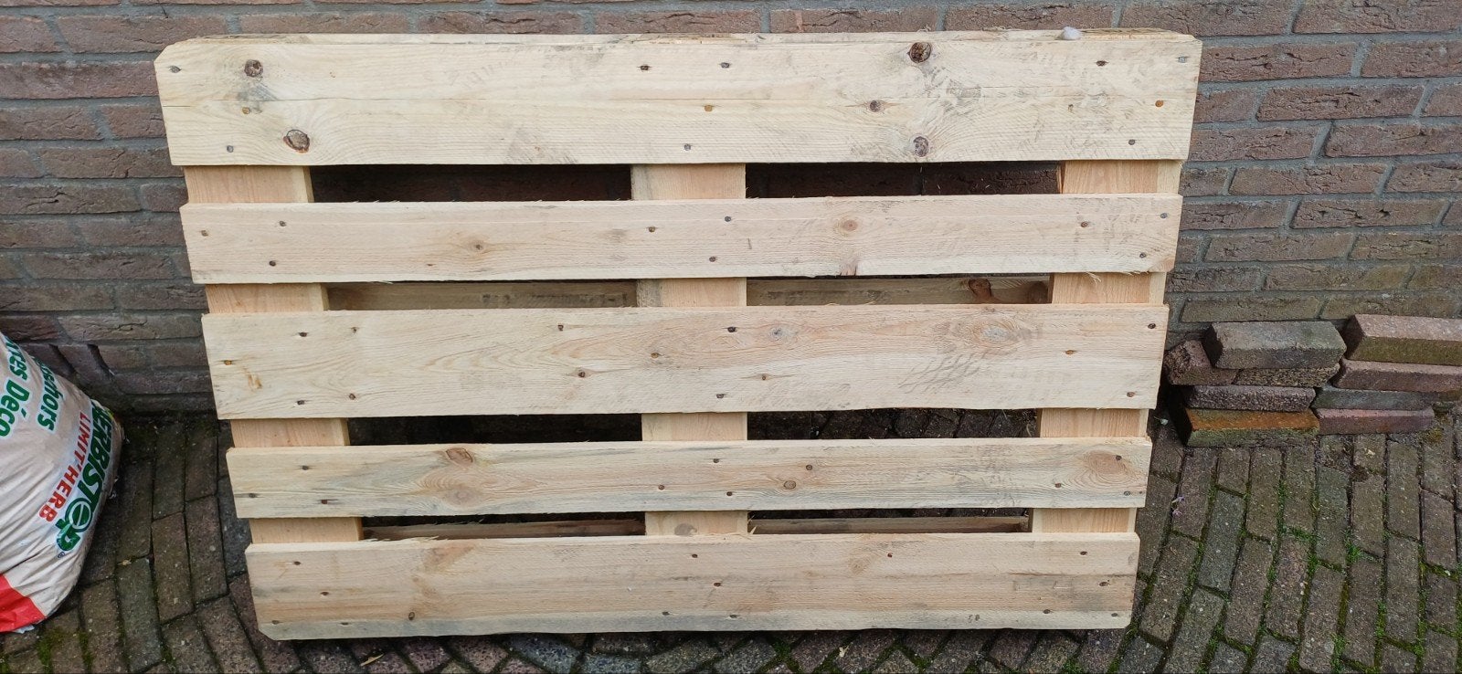 Nieuwe Europallet te koop, Ophalen, Minder dan 25 mm, Nieuw, Pallet