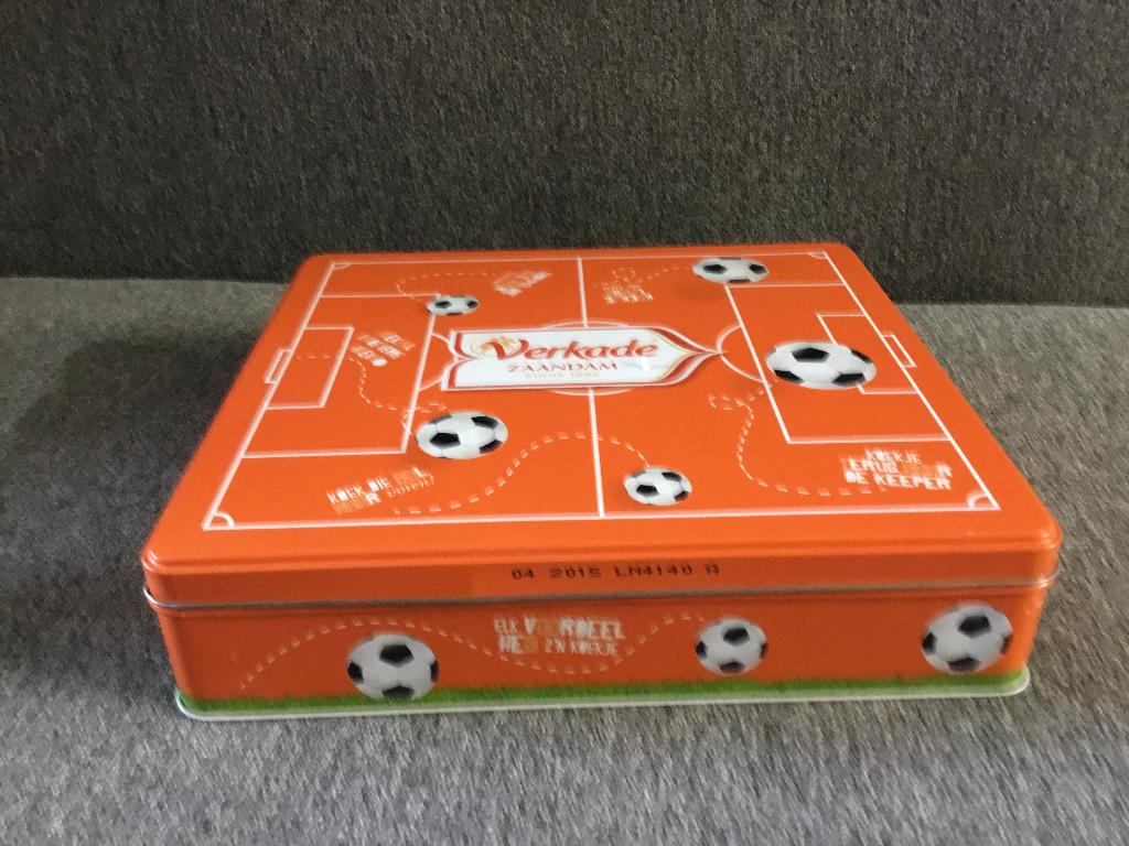 Voetbal blik, Verzamelen, Ophalen of Verzenden, Zo goed als nieuw, Overige sporten, Overige typen