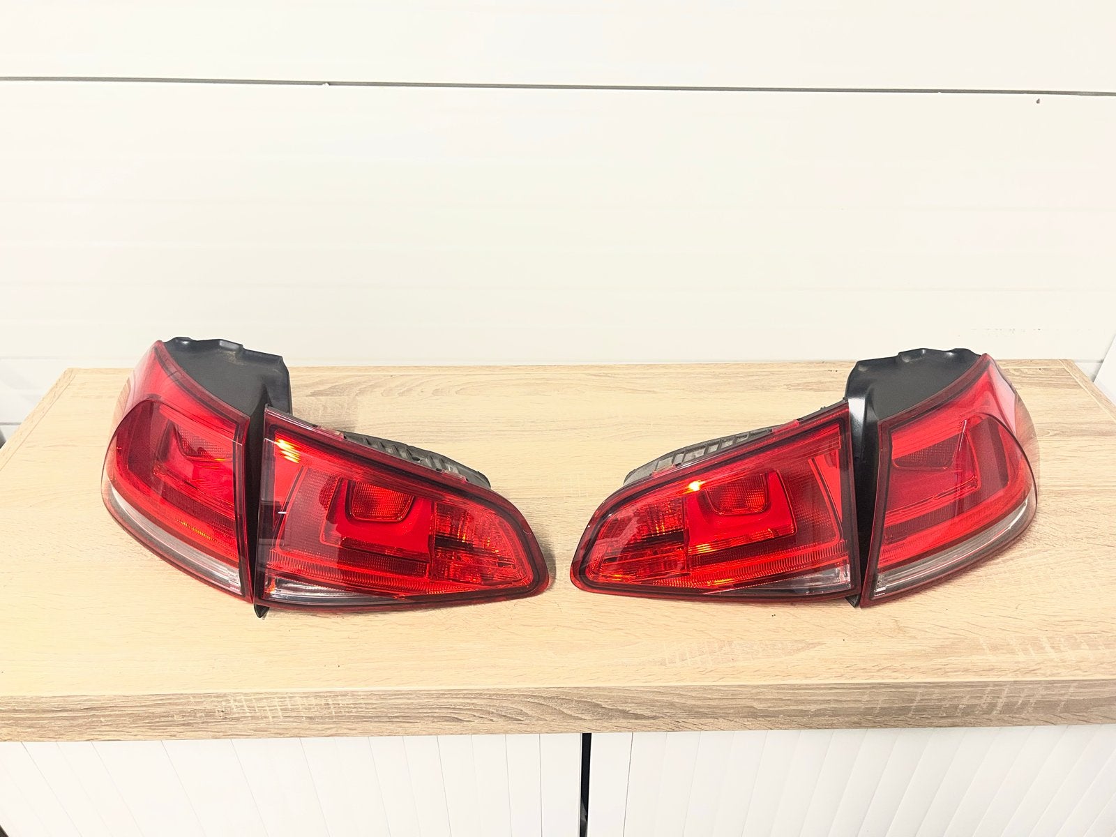 Achterlichten LED VW Golf 7 VII origineel links en rechts, Auto-onderdelen, Ophalen of Verzenden, Gebruikt, Volkswagen