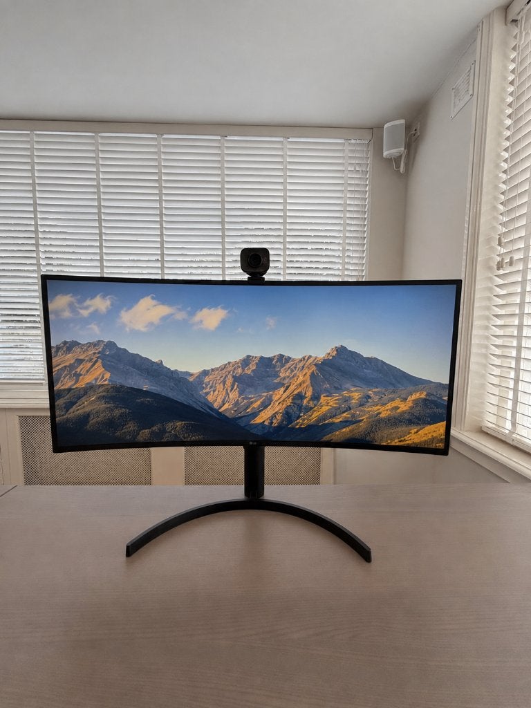LG 34WN80C-B 34” Curved Ultrawide QHD USB-C, IPS, In hoogte verstelbaar, Zo goed als nieuw, 61 t/m 100 Hz