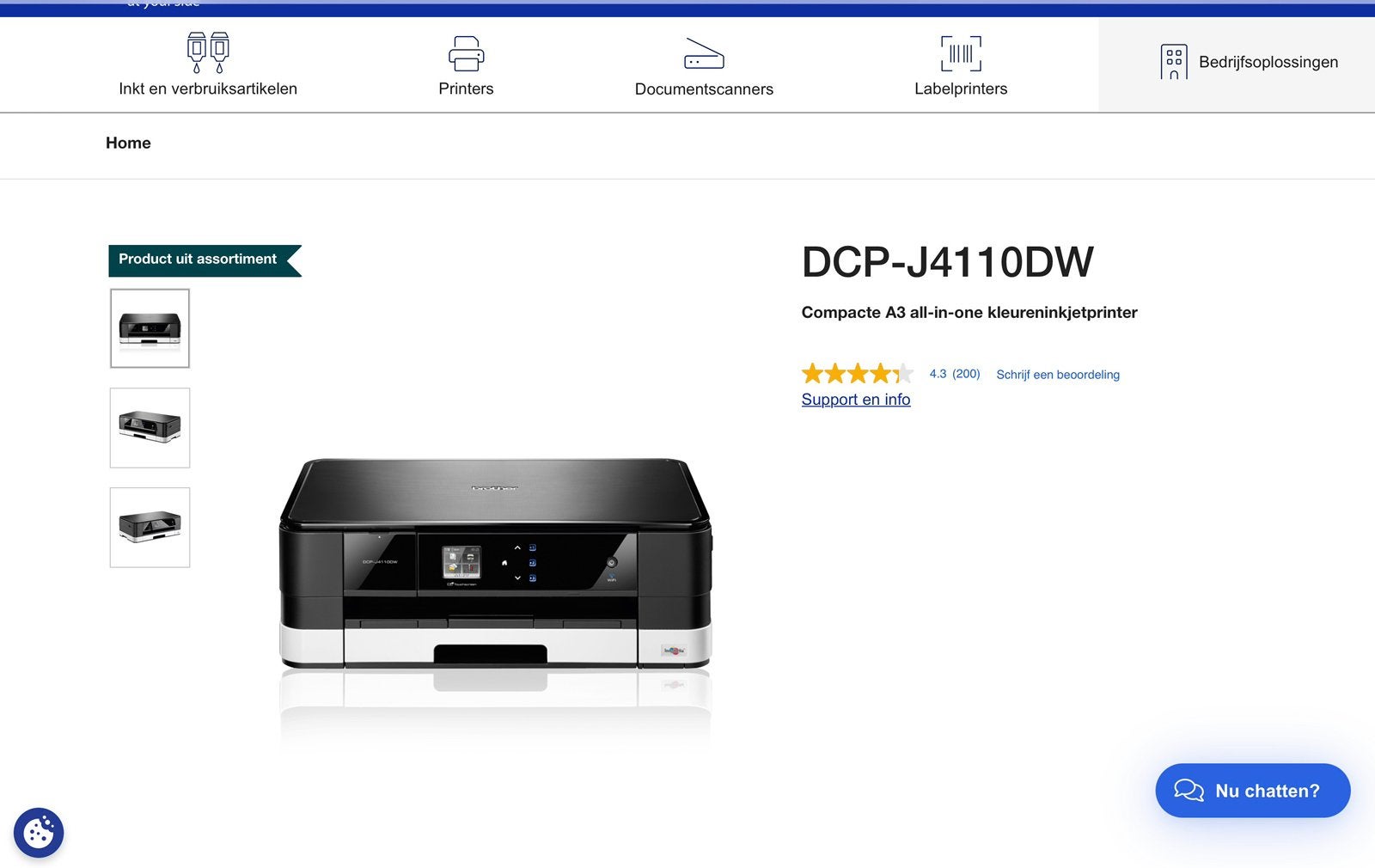 Brother Printer All-in-one, Ophalen of Verzenden, Zo goed als nieuw, Scannen