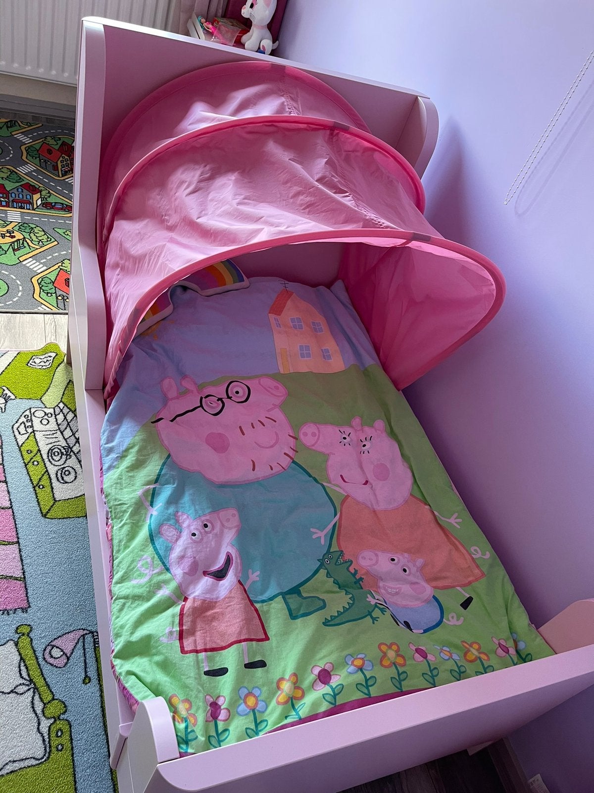 Ikea meegroei kinder bed, Ophalen, Zo goed als nieuw, 180 cm of meer, 70 tot 85 cm